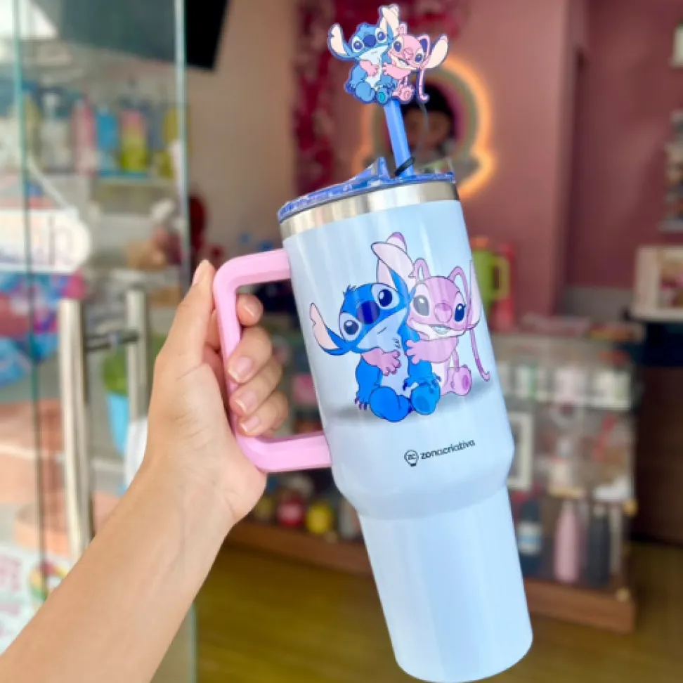 COPO TERMICO TUMBLER 1,15L XEPA STITCH E ANGEL