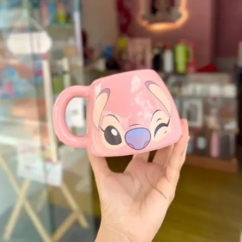 Caneca Angel Stitch Bocão 3D
