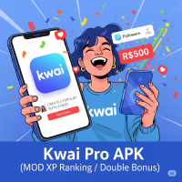 Ganhe Dinheiro e Seguidores Criando Vídeos - KWAi Pro APK (MOD, XP Ranking / Bônus Dobrado)