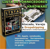 LISTA COMPLETA FORNECEDORES HARDWARE