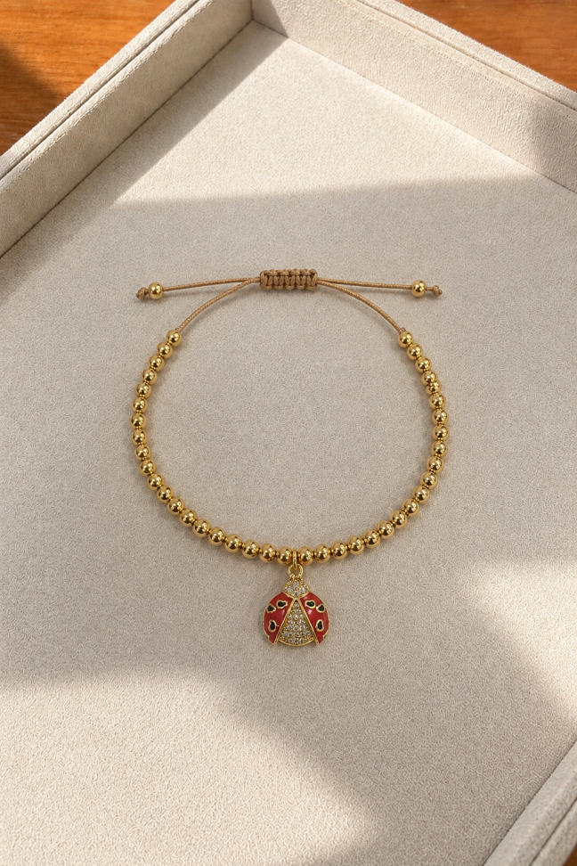Pulseira joaninha
