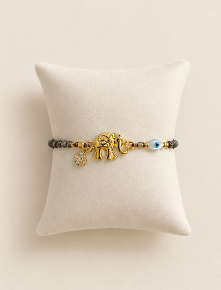 Pulseira elefante olho grego