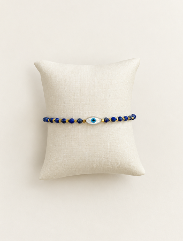 Pulseira Madrepérola e Lapis Lazulli