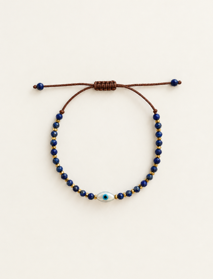 Pulseira Madrepérola e Lapis Lazulli
