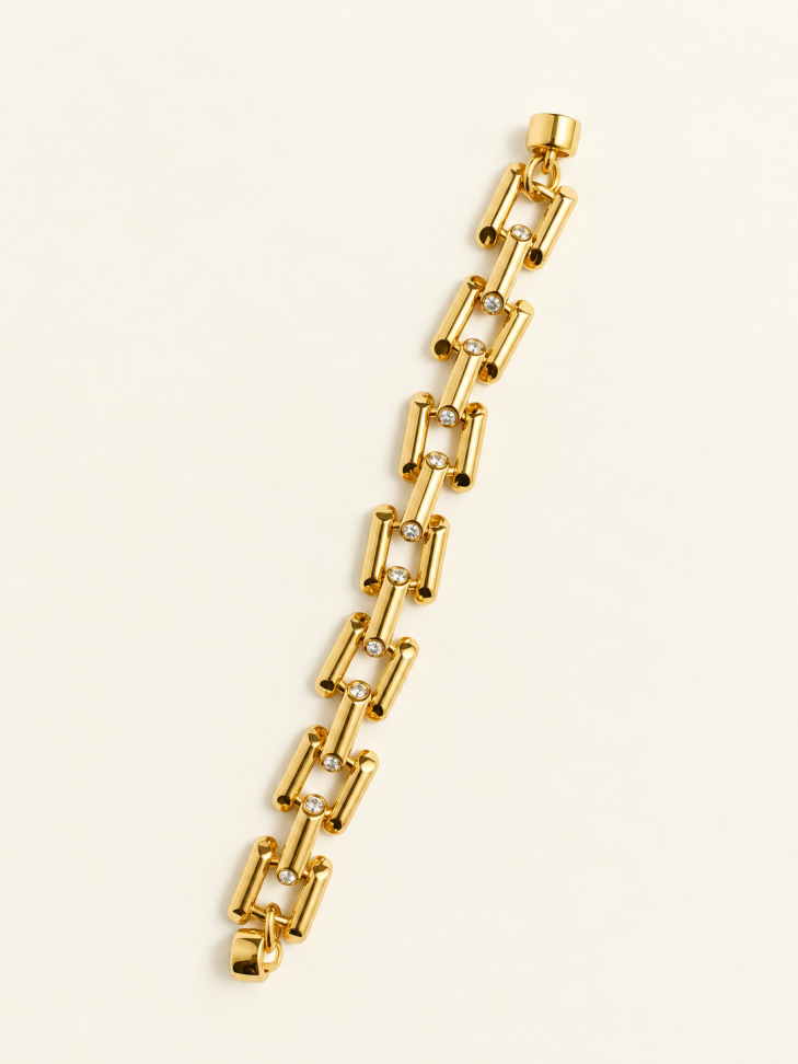 Pulseira Tiffany (18cm) - fecho em ímã