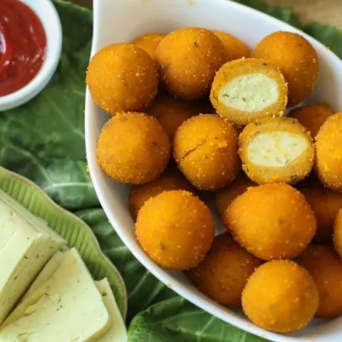 Mini Bolinha Veg queijo inhame Casa da Coxinha Vegana 300g