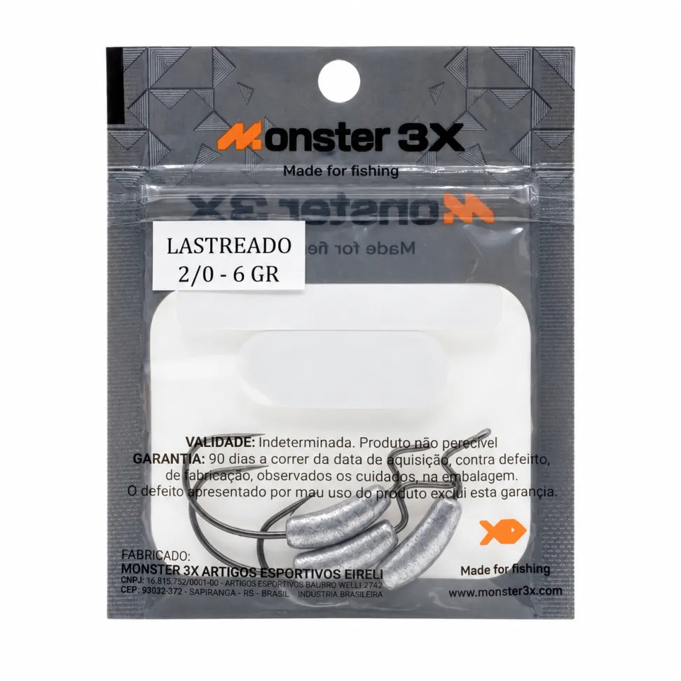 Anzol Monster 3X Offset Lastreado M3X PRO - #2