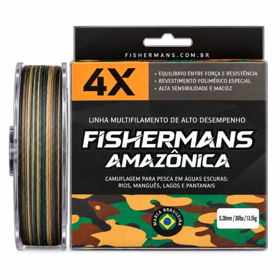 Linha Multifilamento Fishermans Amazônica 4X 150m - #7