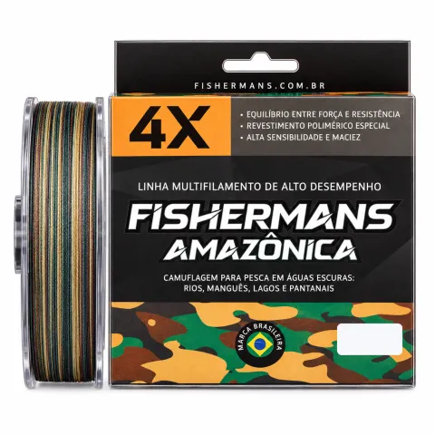 Linha Multifilamento Fishermans Amazônica 4X 300m