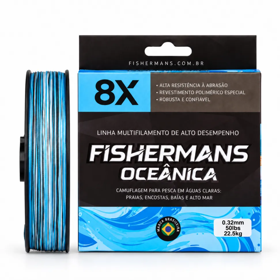 Linha Multifilamento Fishermans Oceânica 8X 150m - #6
