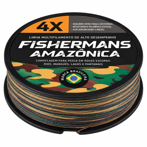 Linha Multifilamento Fishermans Amazônica 4X 150m