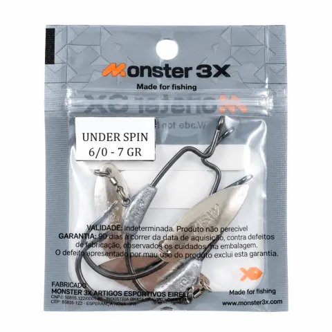 Anzol Monster 3X Under Spin M3X PRO