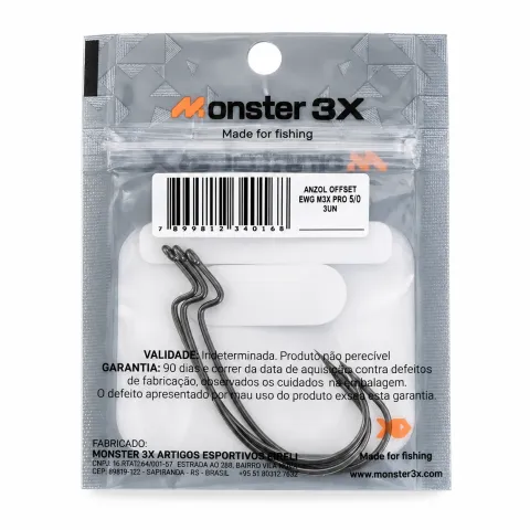 Anzol Monster 3X Offset EWG M3X PRO