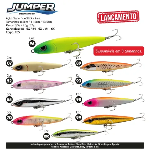 Isca Artificial Yara Jumper 8,5cm