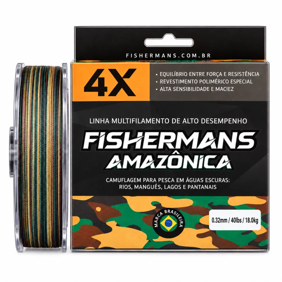 Linha Multifilamento Fishermans Amazônica 4X 150m - #8