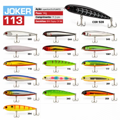 Isca Artificial Nitro Fishing Joker 113