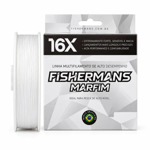 Linha Multifilamento Fishermans Marfim 16X 150m