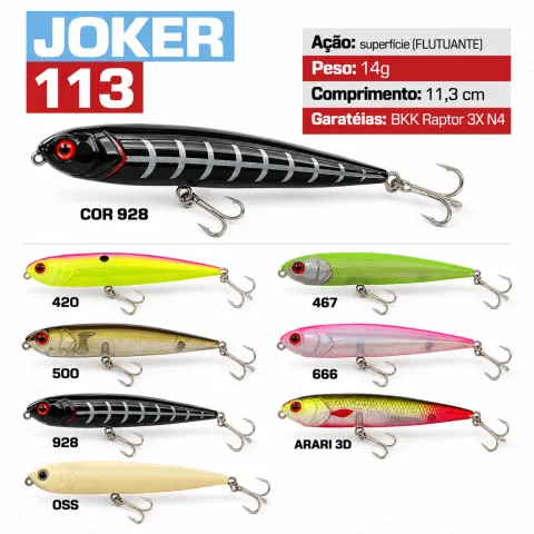 Isca Artificial Nitro Fishing Joker 113