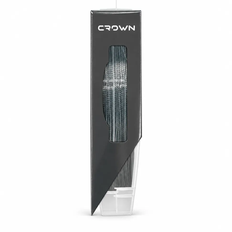 Linha Multifilamento Crown Fiber Flex 8X Grey 100m - #2