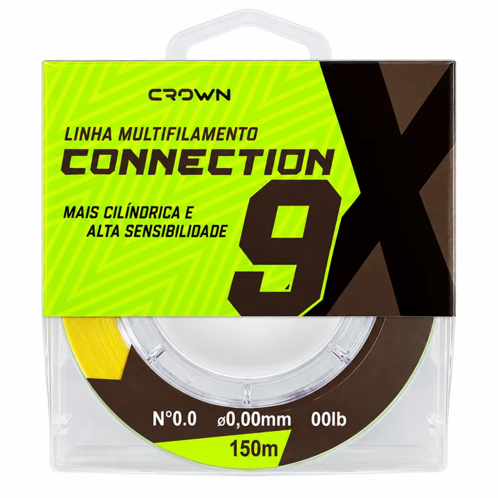 Linha Multifilamento Crown Connection 9X Yellow 150m - #1