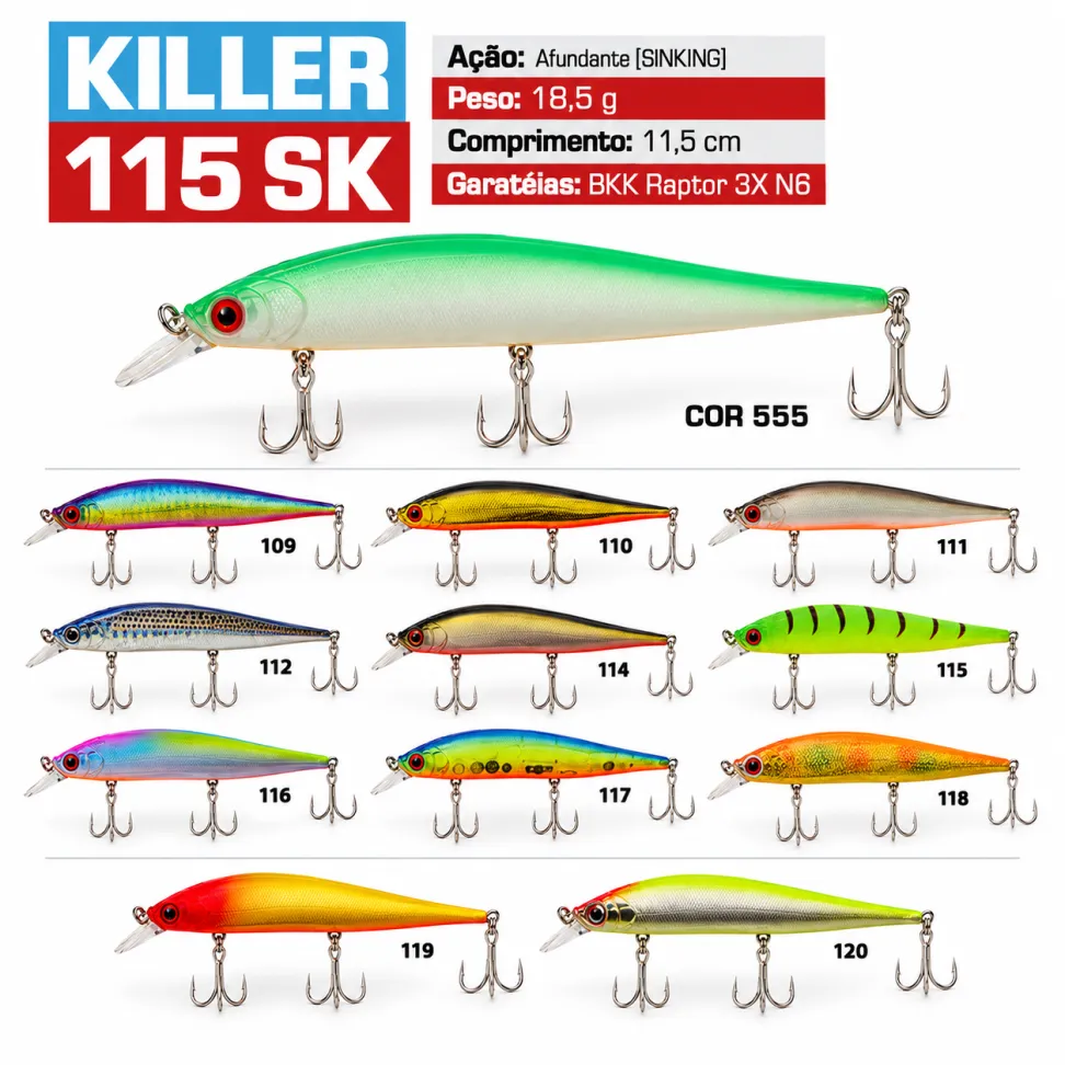 Isca Artificial Nitro Fishing Killer 115 SK - #2