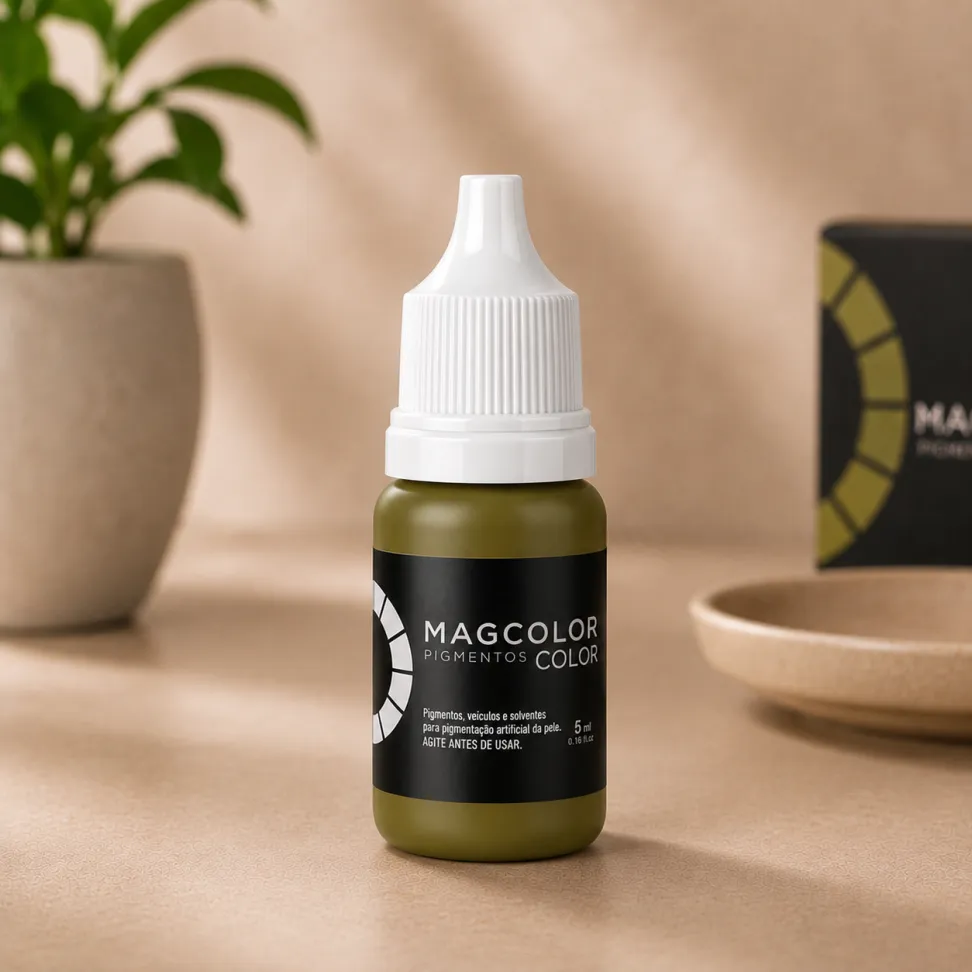 Pigmento Magcolor Verde Oliva 5ml - #1