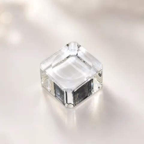 Pote Cristal Quadrado para Extensão de Cílios