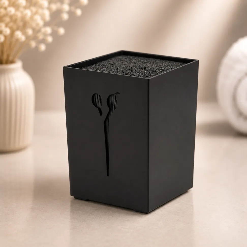 Porta Tesoura Umi Acr Preto - #1