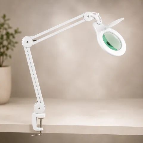 Lupa de Bancada Solver Hl-410 Led Dimmer 5D Bivolt