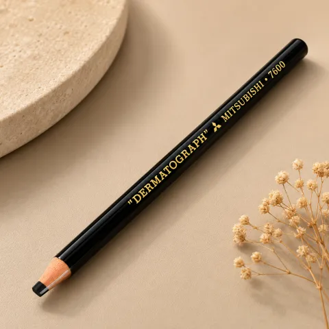 Lápis Dermatográfico Preto Mitsubishi