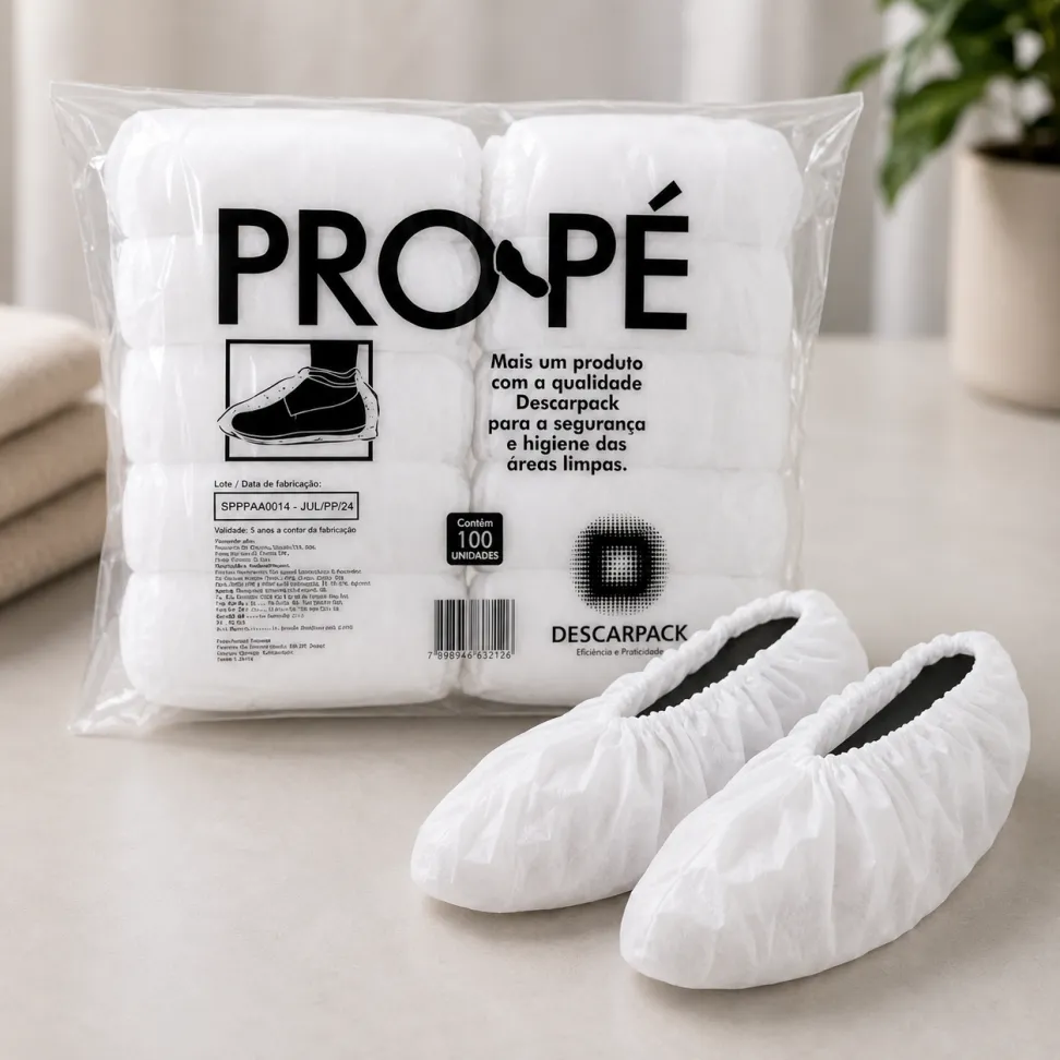 Propé Sapatilha Descartável Descarpack Pct. 100 Unidades - #1