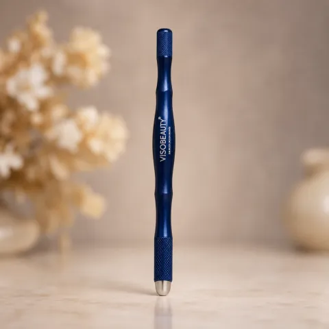 Caneta Tebori Azul Duo Circular e Linear Visobeauty