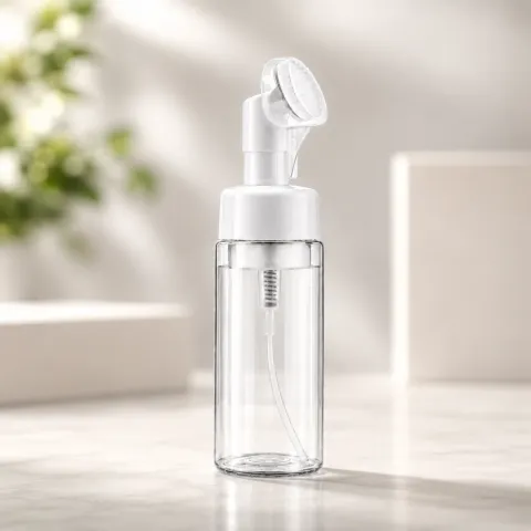 Frasco Pump Escova Transparente 100ml