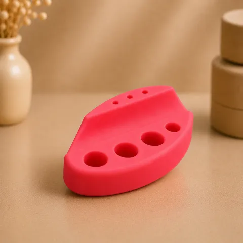 Suporte para Dermógrafo Silicone Vermelho