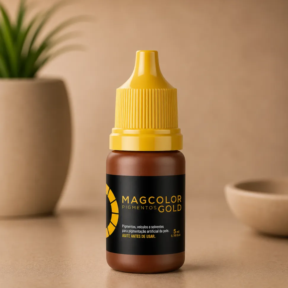 Pigmento Mag Color Gold Castanho Médio 5ml - #1