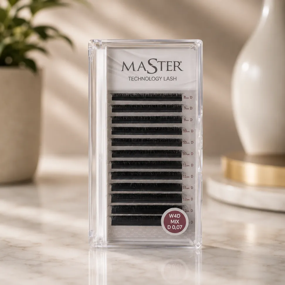 Cílios Master 4D W 0.07D Mix (8-13MM) Volume Egípcio - #1