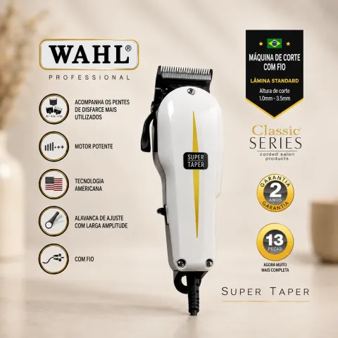 Máquina de Corte Wahl Super Tapper Nacional 127V