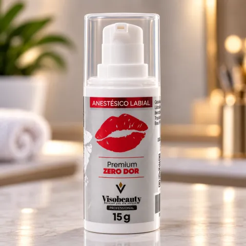 Gel Anestésico Labial Visobeauty Premium 15gr