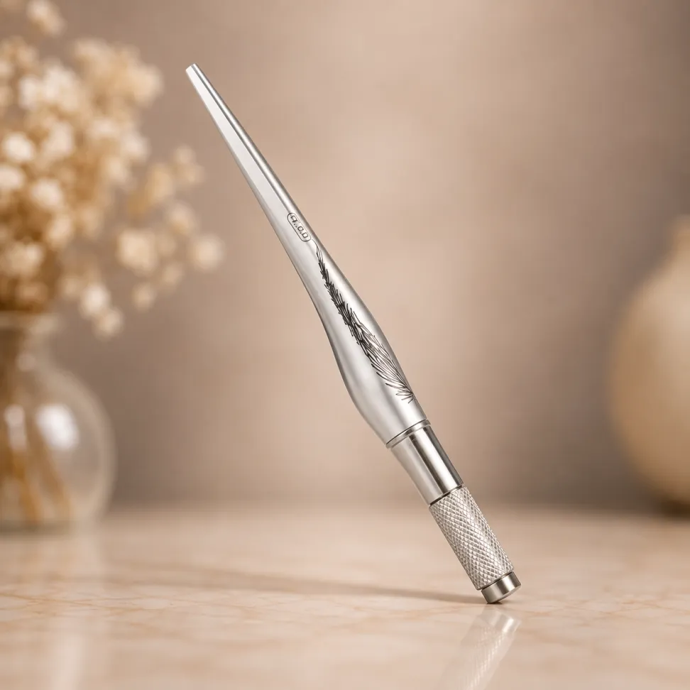 Caneta Tebori Acrílico Transparente Microblading - #1