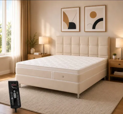 Colchão Casal Premium Com Massagem e Controle SPA