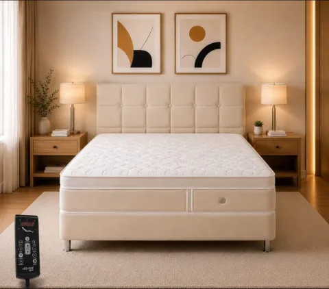 Colchão Casal Premium Com Massagem e Controle SPA