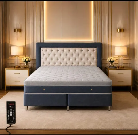 Colchão Queen Premium Com Sistema de Massagem e Controle SPA
