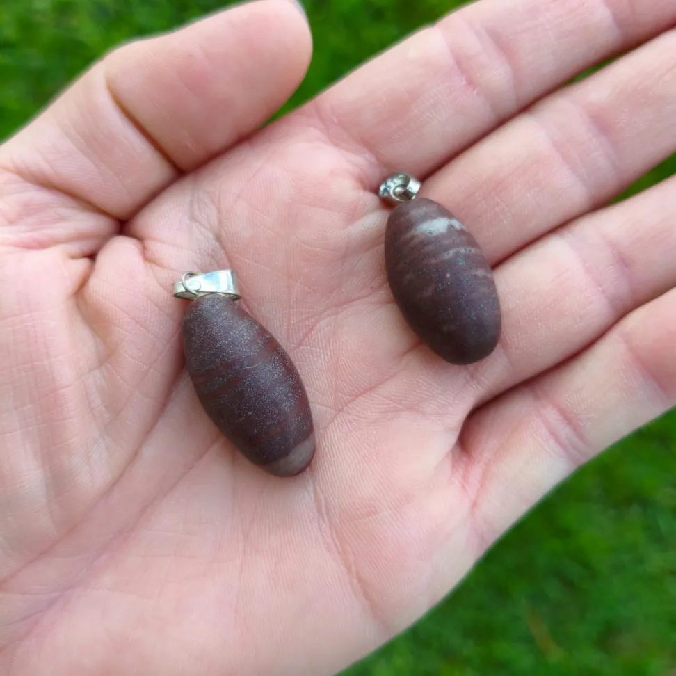 Pingente Lingam de Shiva ou Shiva Lingam ou Falo de Shiva lapidado - #1
