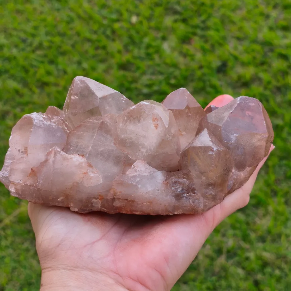 Drusa de Quartzo Fumê Rutilado - #4