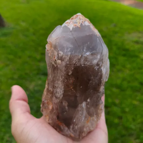 Drusa de Quartzo Fumê