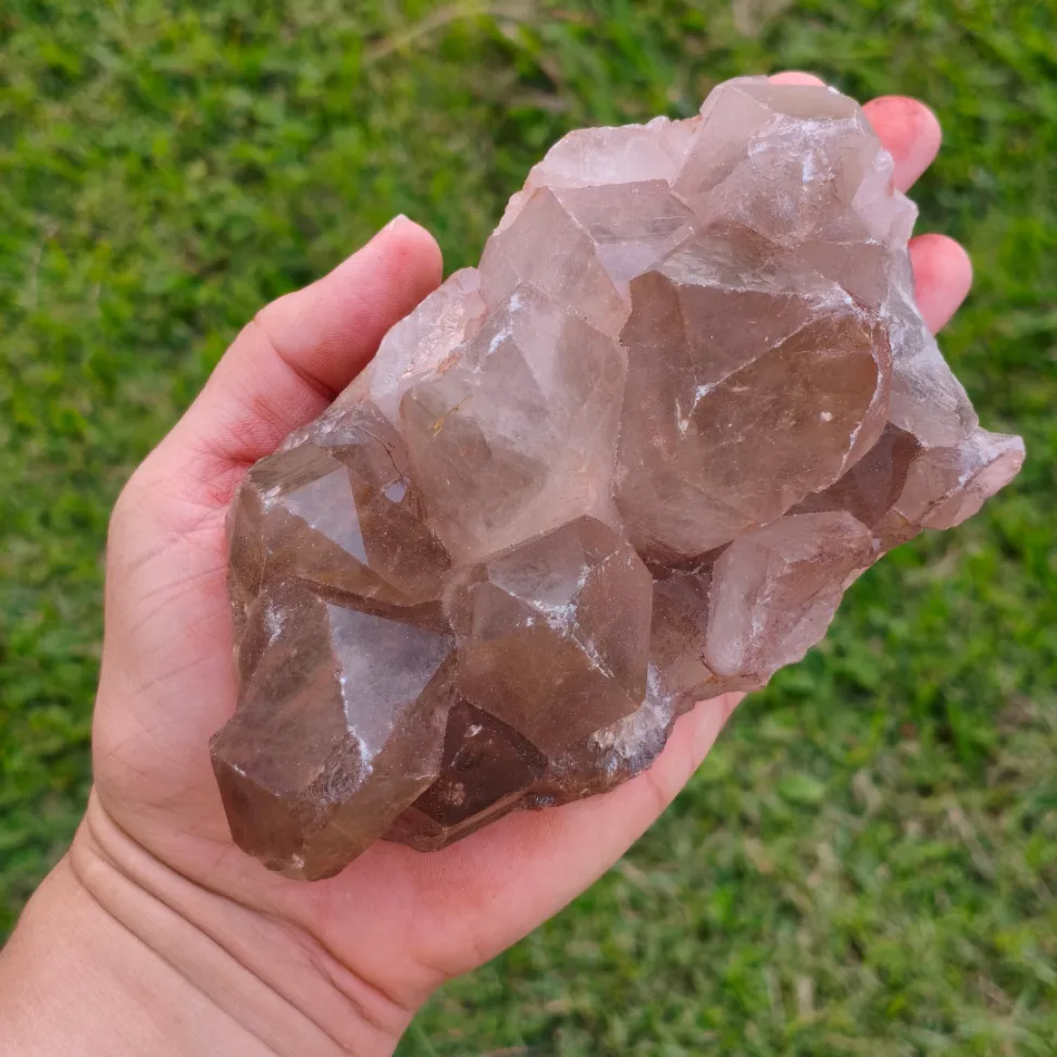 Drusa de Quartzo Fumê Rutilado - #2