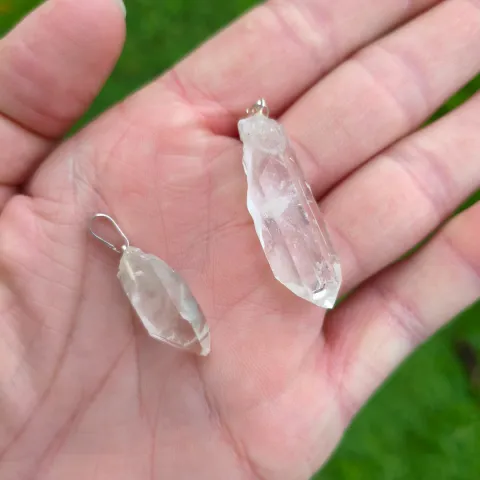 Pingente Quartzo Cristal ponta