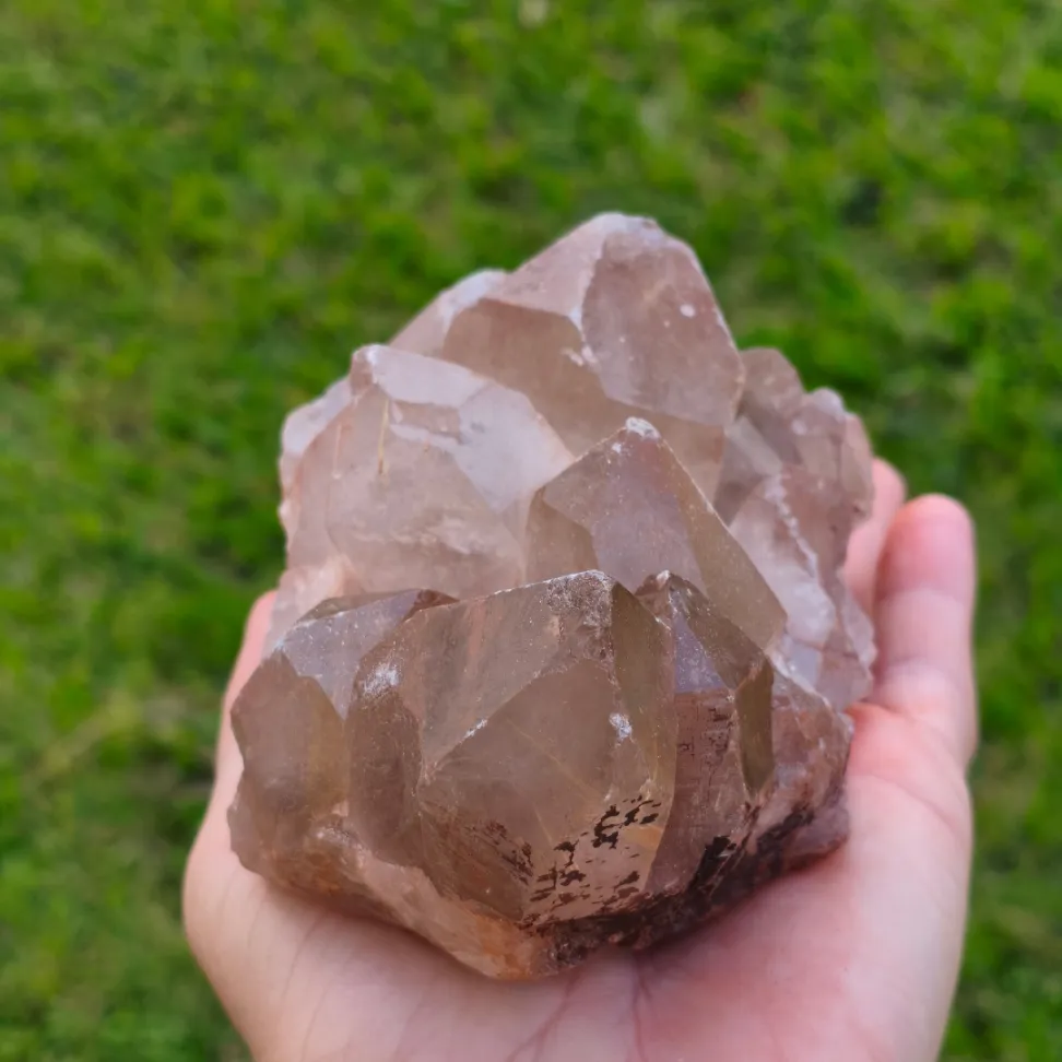 Drusa de Quartzo Fumê Rutilado - #5