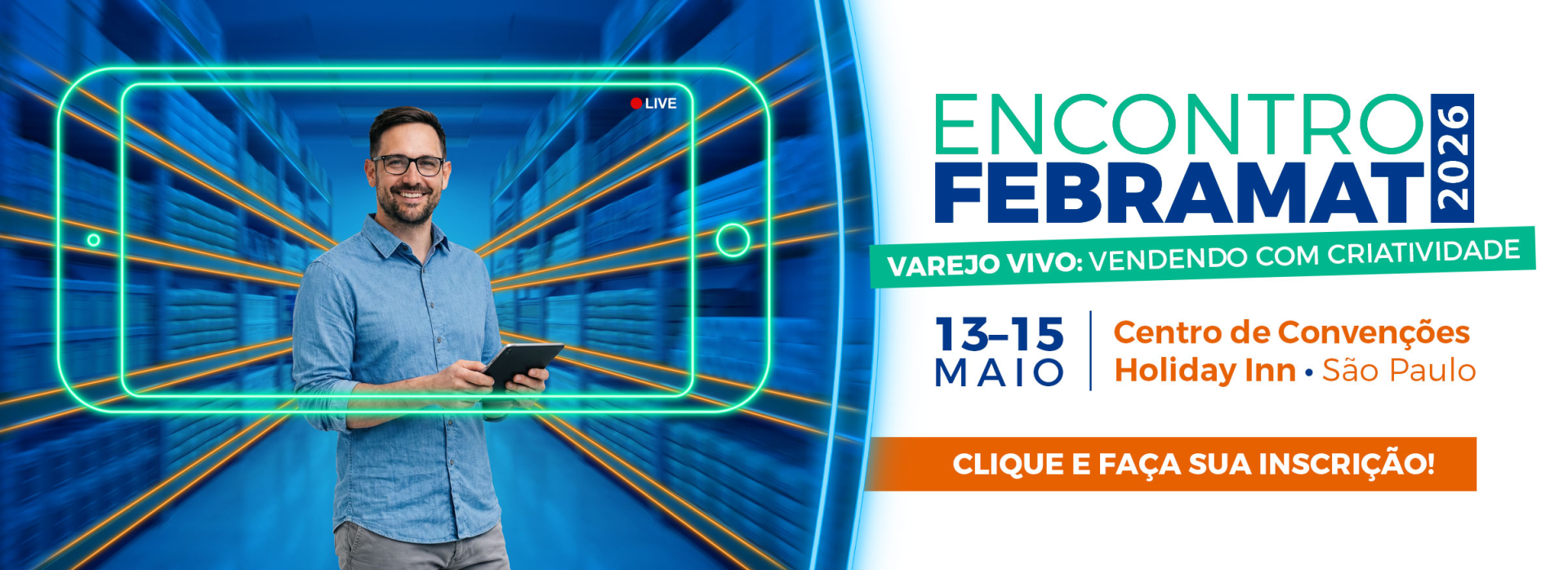 ESPECIAL - As inscrições para o Encontro Febramat 2026 estão abertas!
