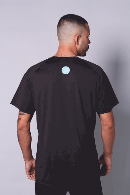 Camiseta Preta Unissex Voll - #4